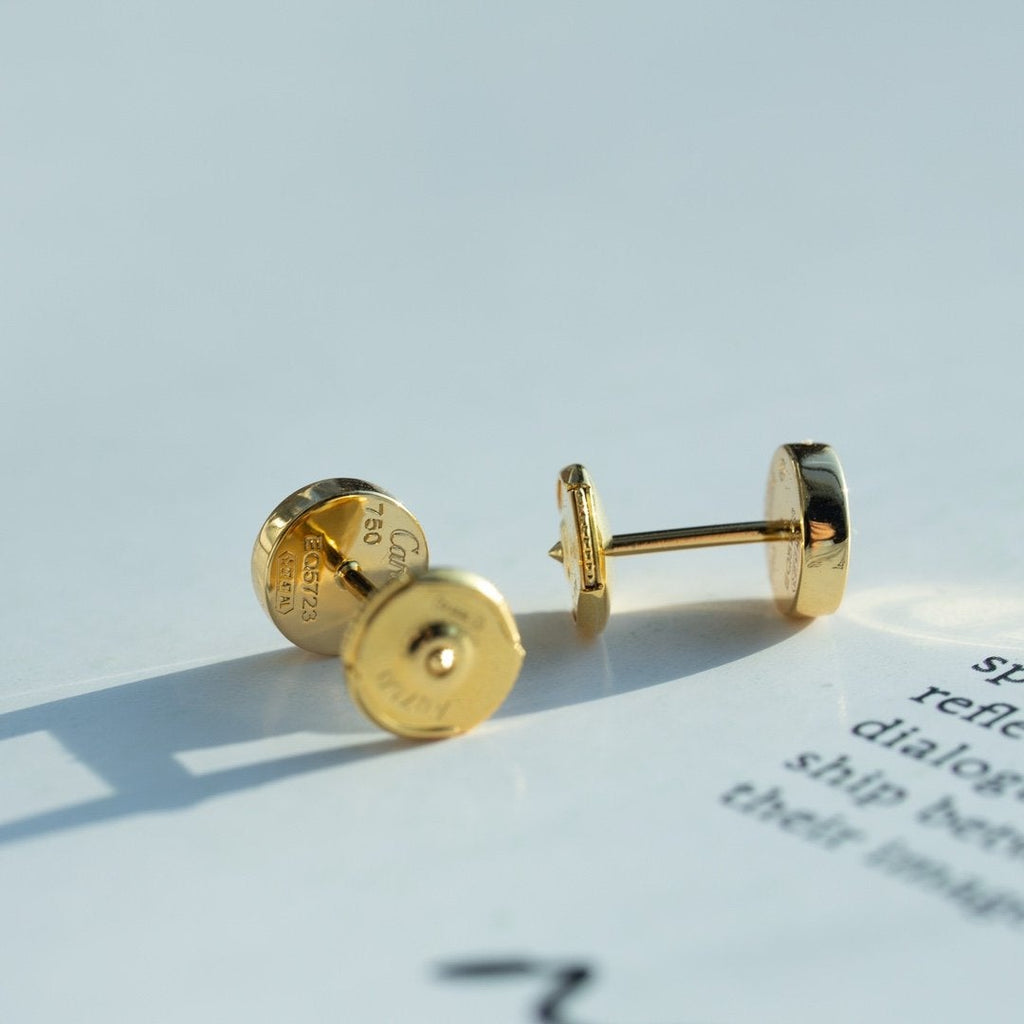 CARTIER LOVE EARRINGS GOLD 7.2MM